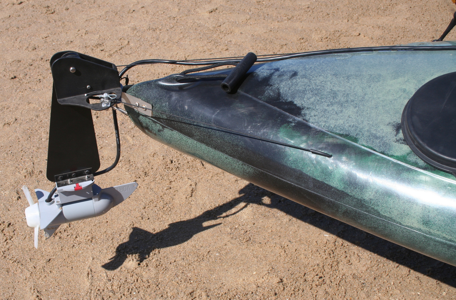 Bass Fishing Kayak with Motor made in Australia by Australis Kayaks and