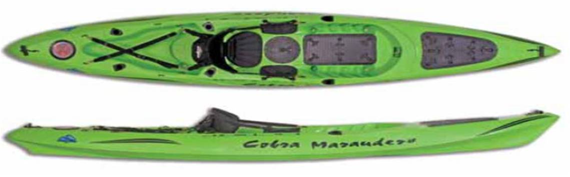 Marauder XF sit-on-top kayak by Cobra