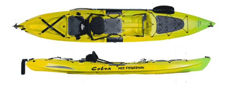 Pro Fisherman sit-on-top kayak by Cobra