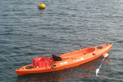 Cuda sit-on-top kayak by Finn