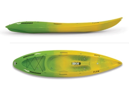 Flow sit-on-top kayak by Mission
