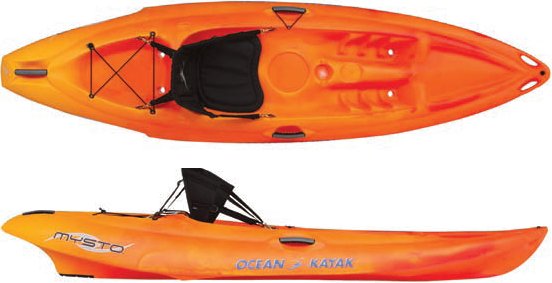 Mysto sit-on-top kayak by Ocean Kayak