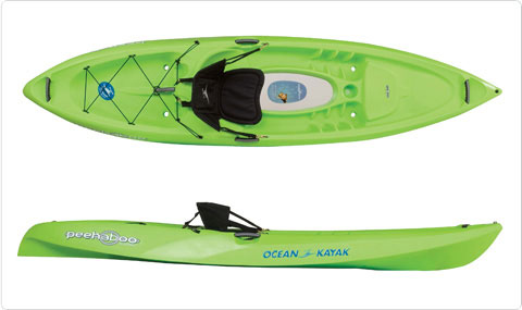 Peekaboo sit-on-top kayak by Ocean Kayak