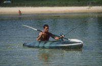 Bass entry level white water kayak by Australis canoes