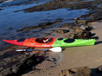 Iguana modular/take-apart sea kayak by Australis canoes