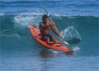 Illusion sit on top paddling ski by Australis canoes