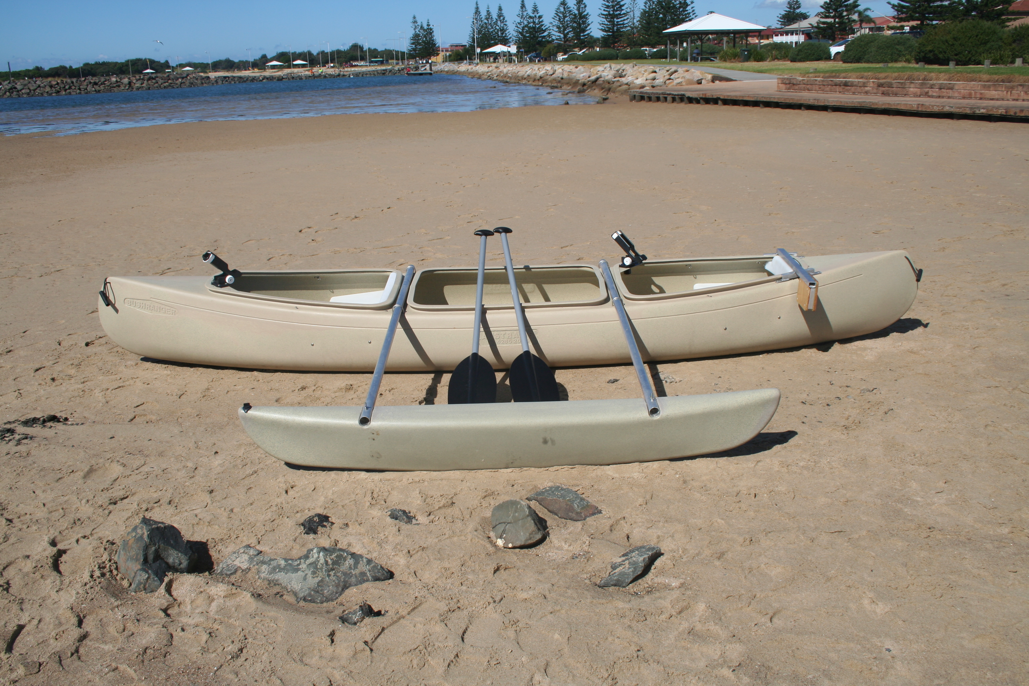 2 seat Bushranger Angler and Fishing Canoes Made in Australia by