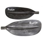 Banjo Split Aluminium Shaft Kayak Paddle - Black Blades
