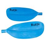 Banjo Split Aluminium Shaft Kayak Paddle - Blue Blades