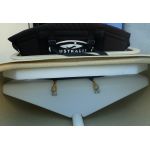 Bushranger 3 seat Deluxe Fishing Canoe - fitting padded backrest, front seat