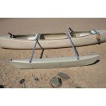Bushranger 3 seat Standard  Fishing Canoe with Single Outrigger by Australis