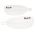 Banjo Split Aluminium Shaft Kayak Paddle - White Blades