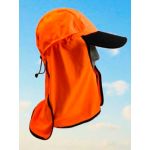 Legionnaires Style Kalahari Hat by Uveto- Hi-Vis Orange