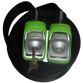 Kanulock Lockable Tiedowns for added security - 2.5m