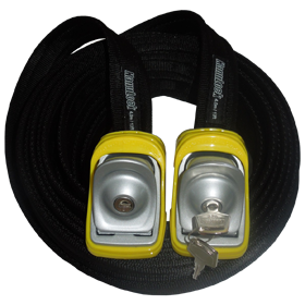 Kanulock Lockable Tiedowns for added security - 4.0m