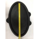 25cm x 43cm oval hatch cover made from Santoprene