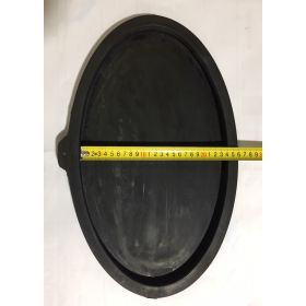 25cm x 43cm oval hatch cover made from Rubber